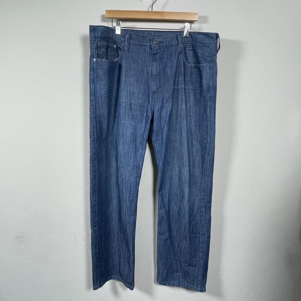 Levi's 569 Loose Straight Jeans Mens 38x32 Blue‎ Relaxed Fit Denim
